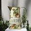 Jarra Decorativa Decoupage Botanico