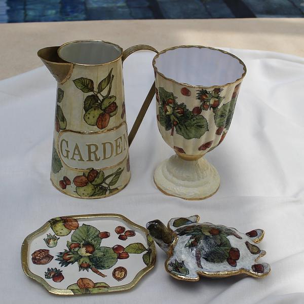 Set Decoupage Botanico